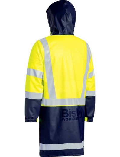 Picture of Bisley, Taped Hi Vis Stretch Pu Rain Coat